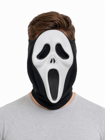 Halloween Masquerade Mask with Black Mesh