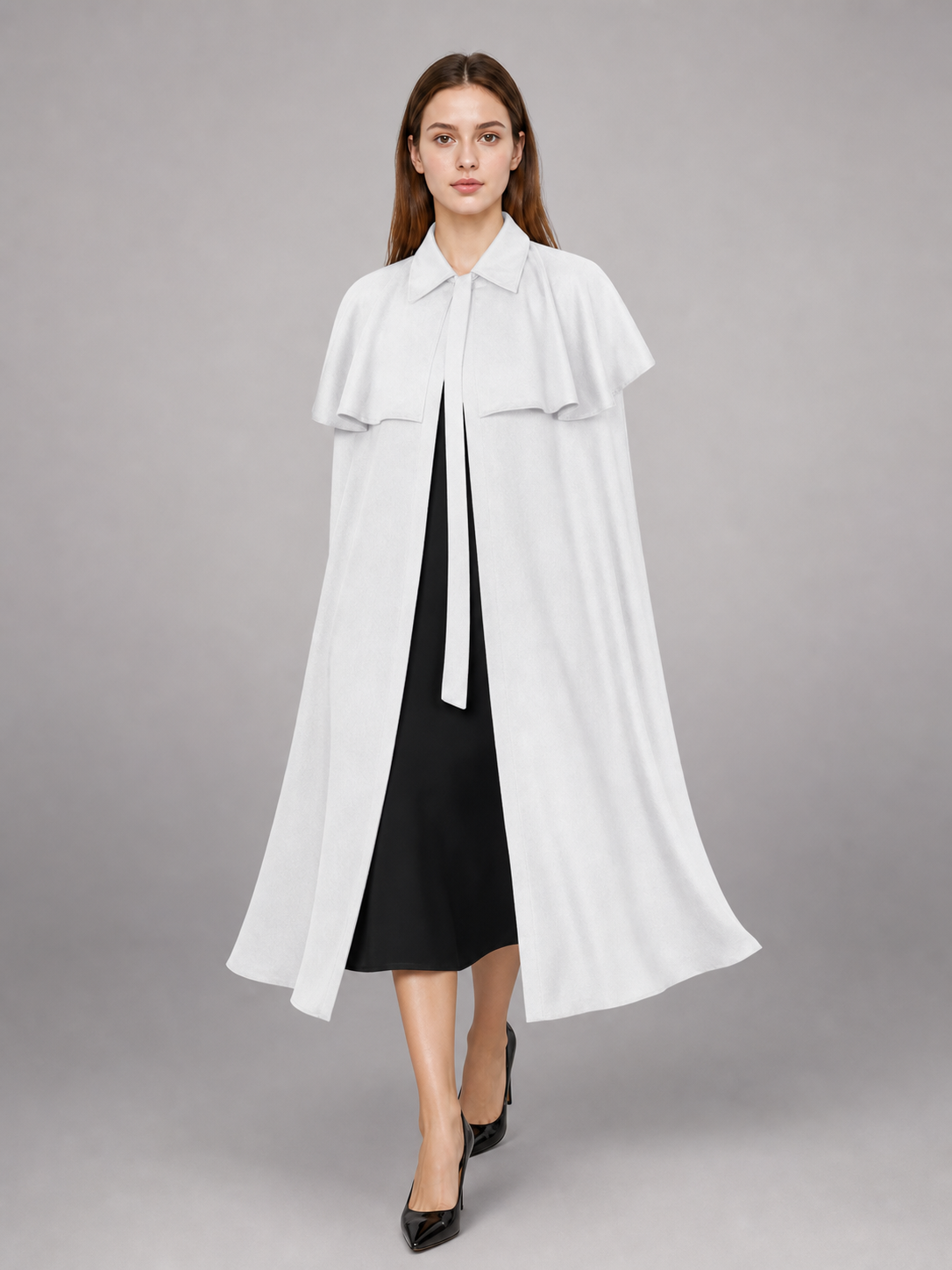 White Costume Cloak, Shirt Dress