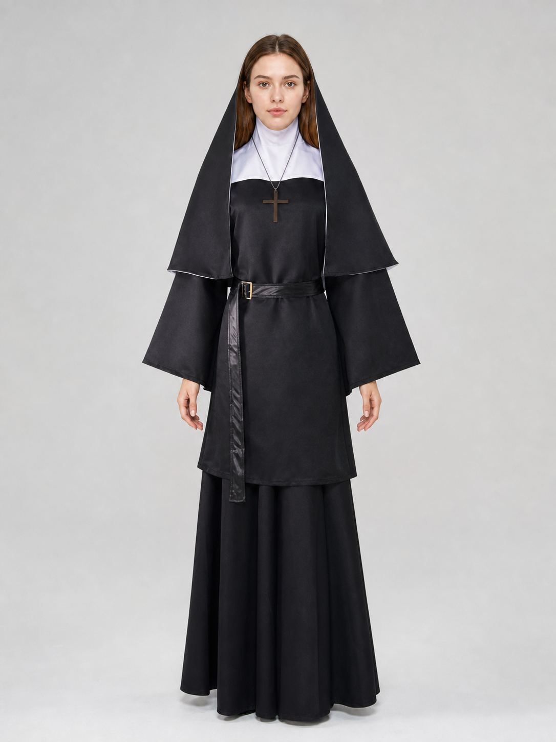 The Nun Cosplay Costume, Black-and-White Look