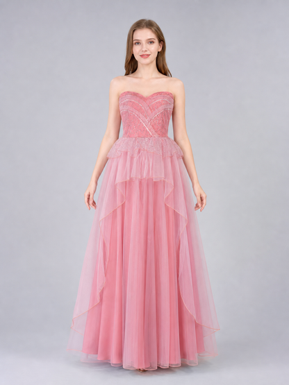 Pink Glinda Cosplay Dress Inspired by Wicked 2