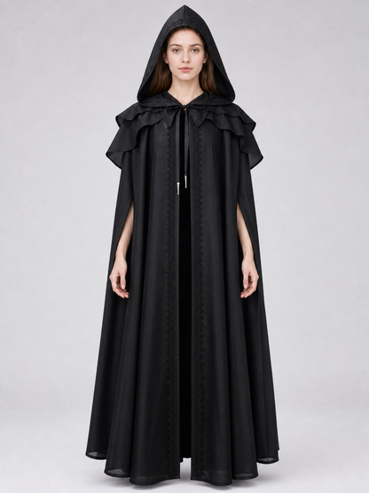 Medieval Hooded Cape for Cosplay