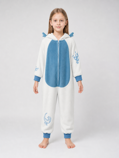 Children's Hooded Dragon Jumpsuit Costume