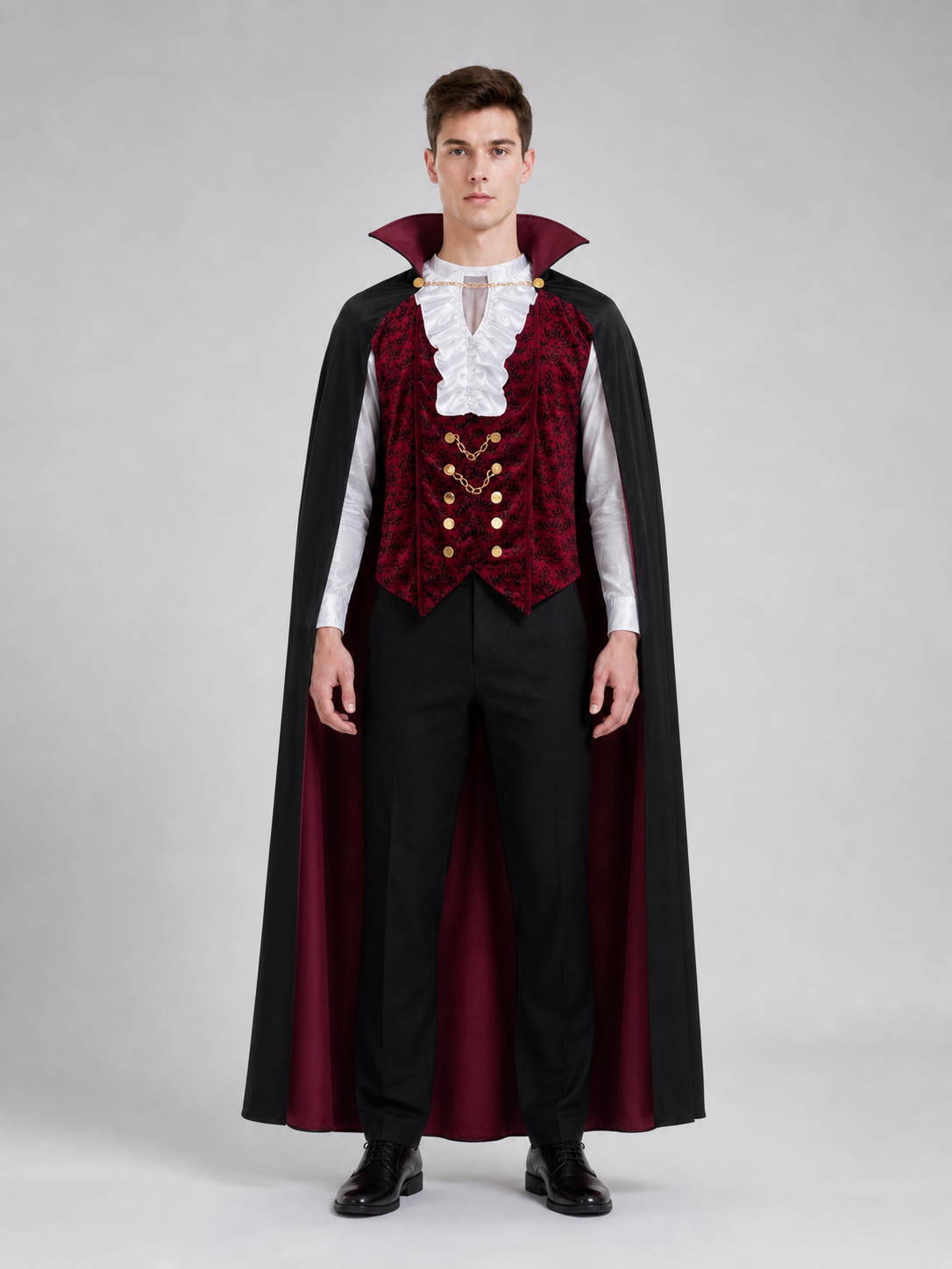 Count Costume: Victorian-Style Coat and Vest with Jabot