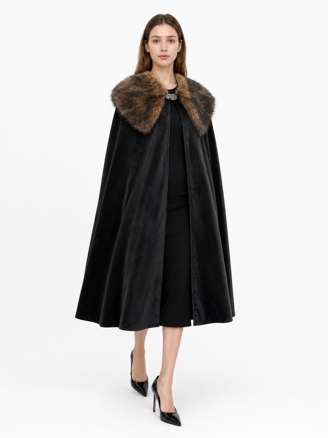 Black and Coffee Carnival Cloak, Medieval