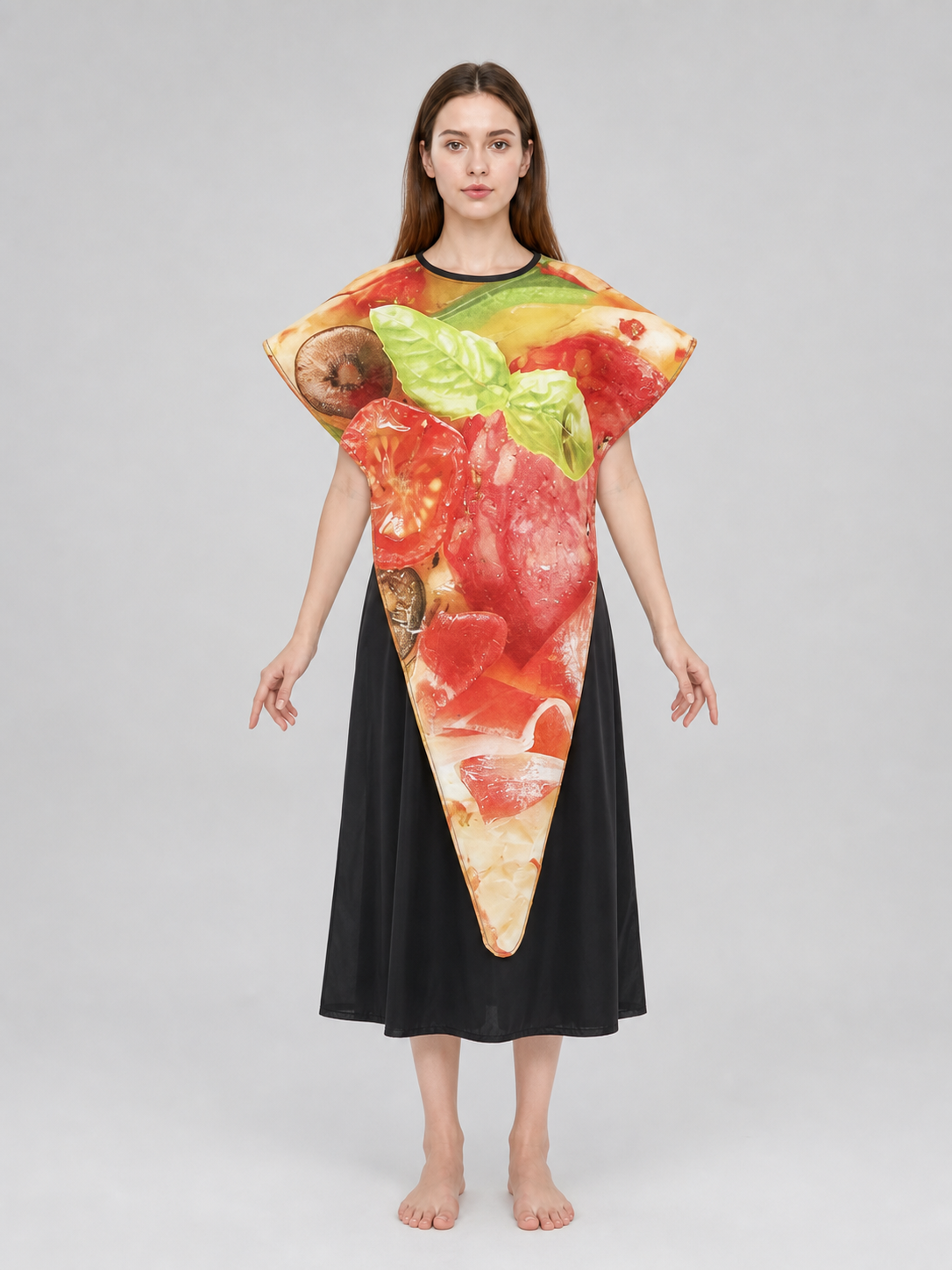 Pizza Slice Halloween Costume front view