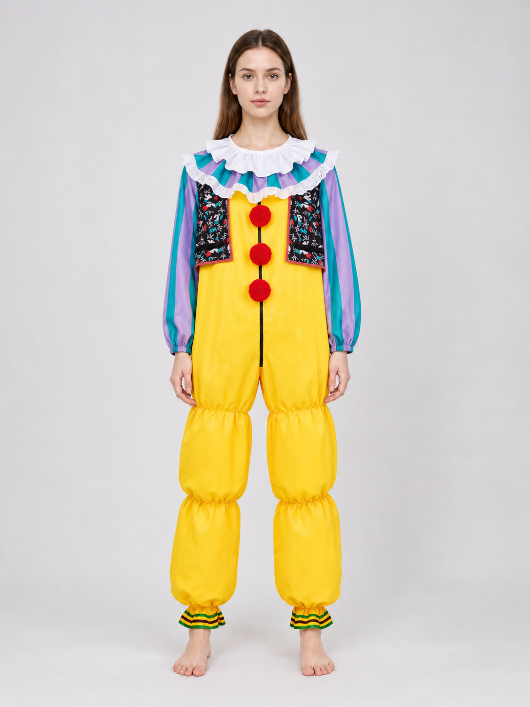Clown Costume for Cosplay Based on the Film It