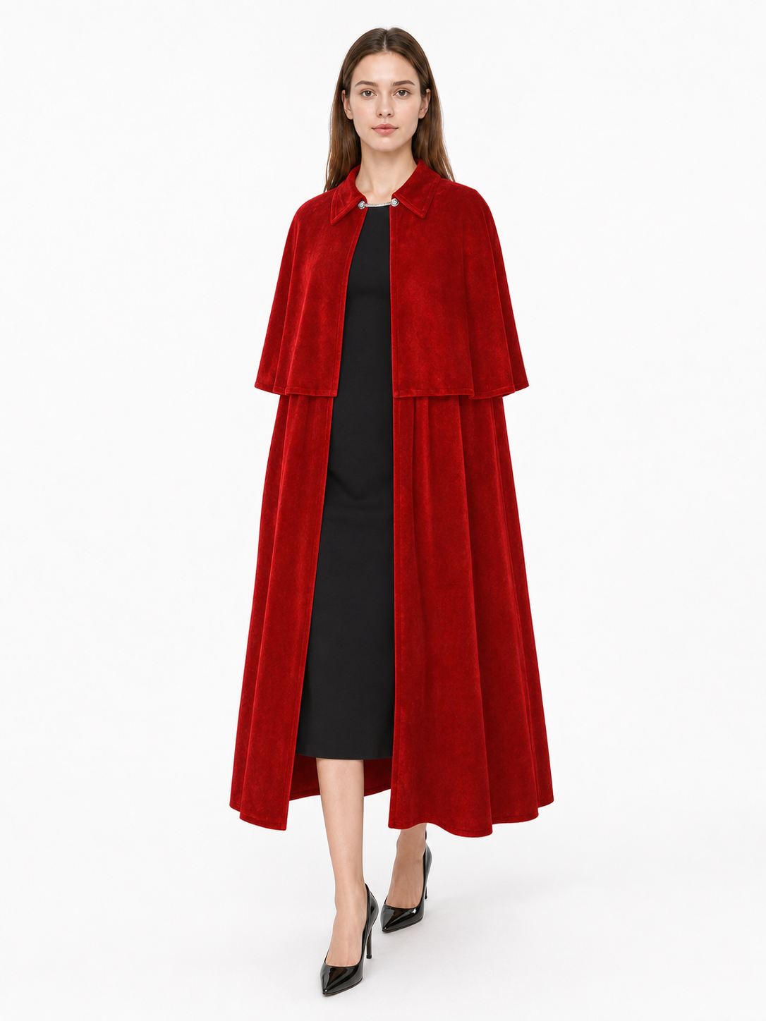 Red Vampire Halloween Costume Cape