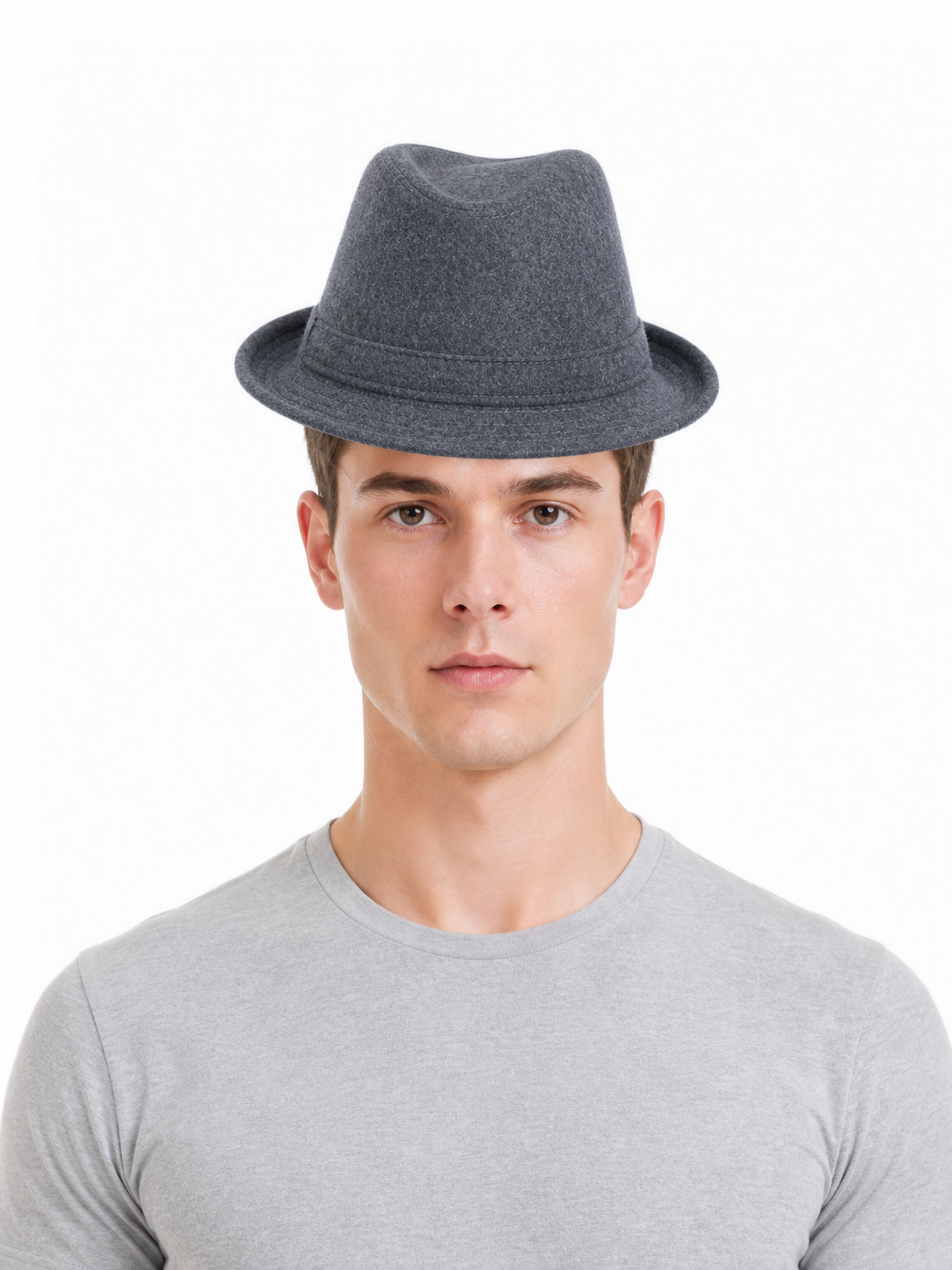 Wide-Brim Carnival Fedora Hat