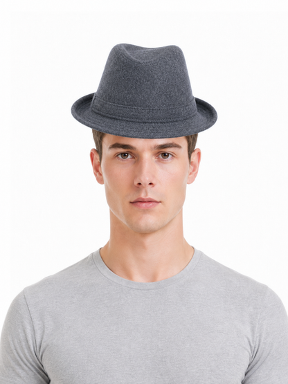 Wide-Brim Carnival Fedora Hat