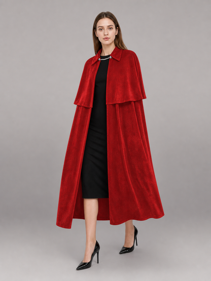 Red Vampire Costume Cape for Halloween
