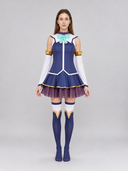 Star Wars-inspired cosplay costume with accessories