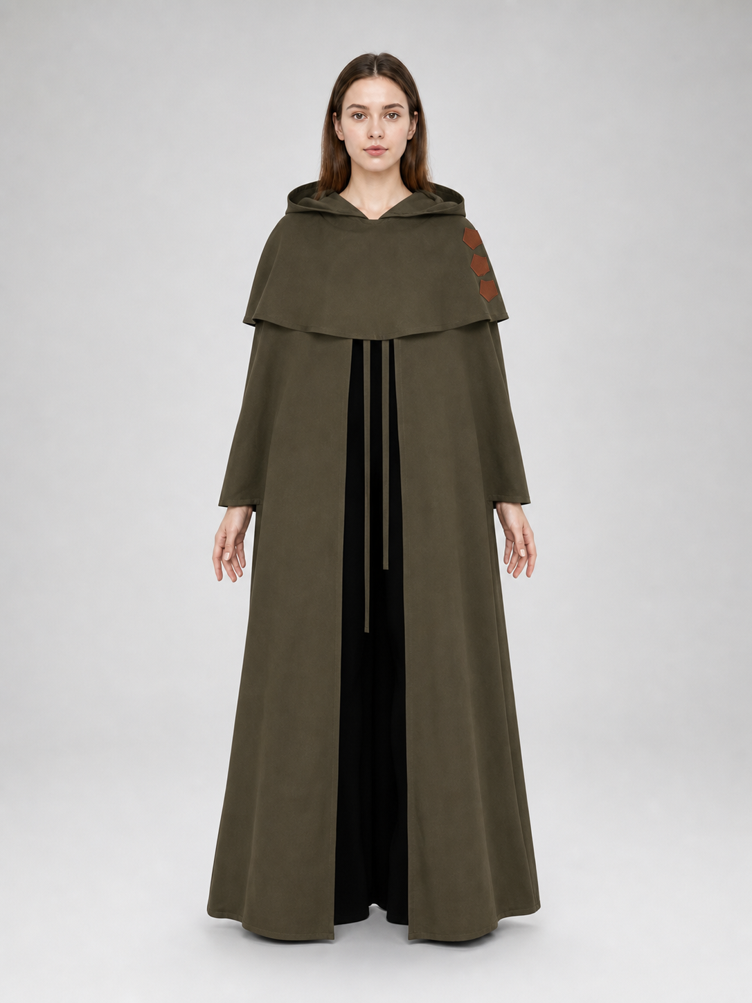 Medieval Hooded Elf Cloak for Cosplay