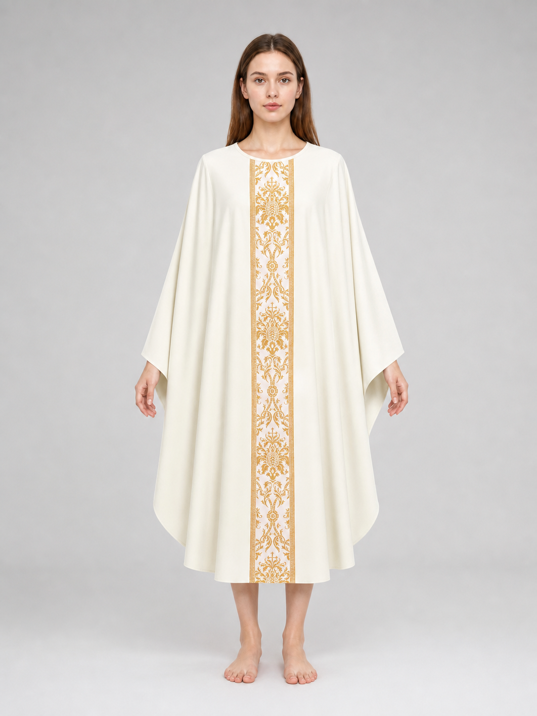Cosplay Costume: Robe with Gold Pattern