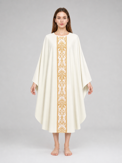 Cosplay Costume: Robe with Gold Pattern