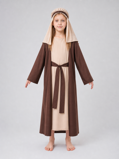 Biblical Elder Costume with Robe and Beard