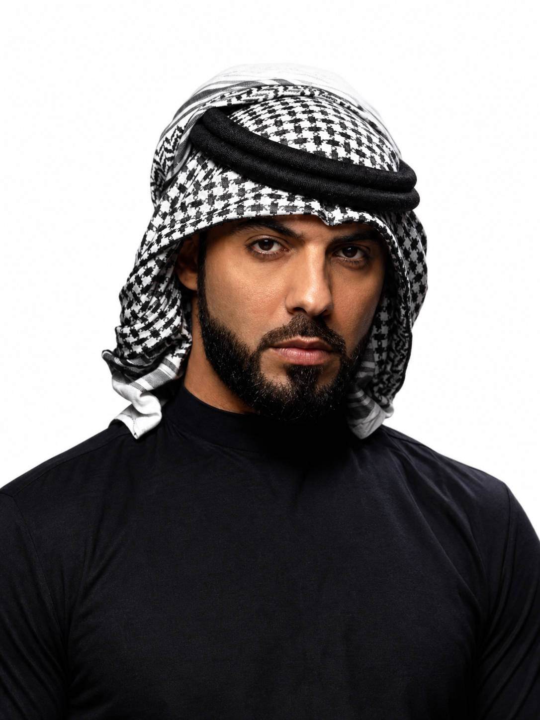 Carnival Headwear in Plaid and Arabic Style