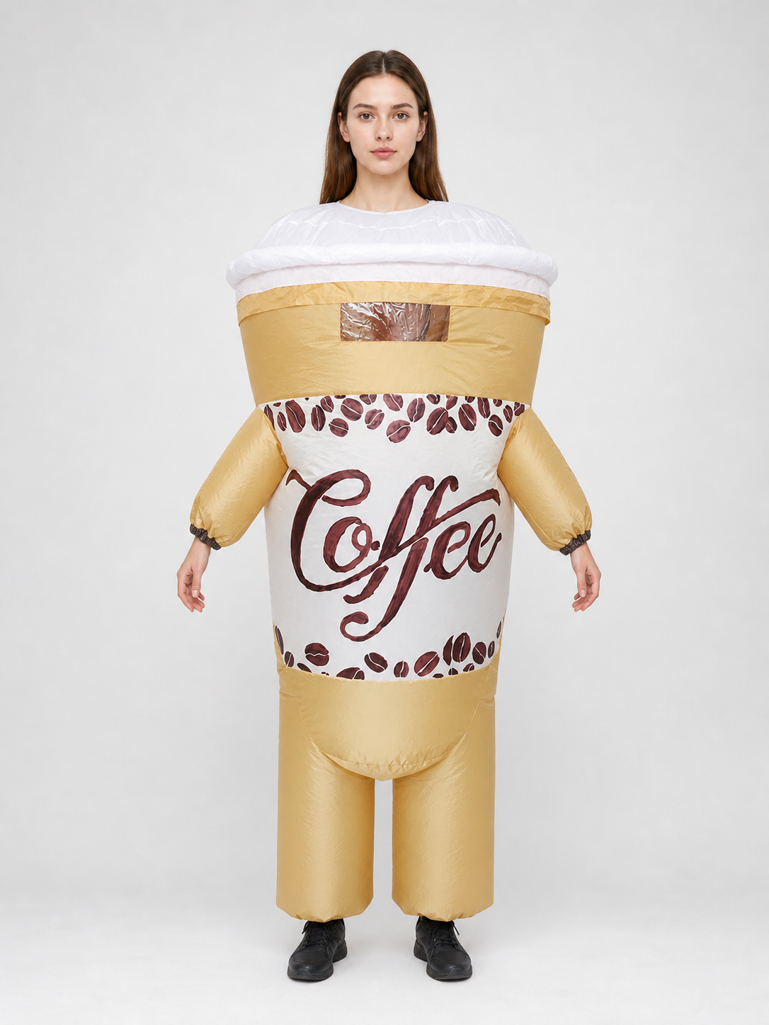 Brown Coffee Cup Carnival Costume