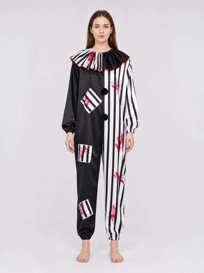 Evil Clown Carnival Costume for Halloween and Stage