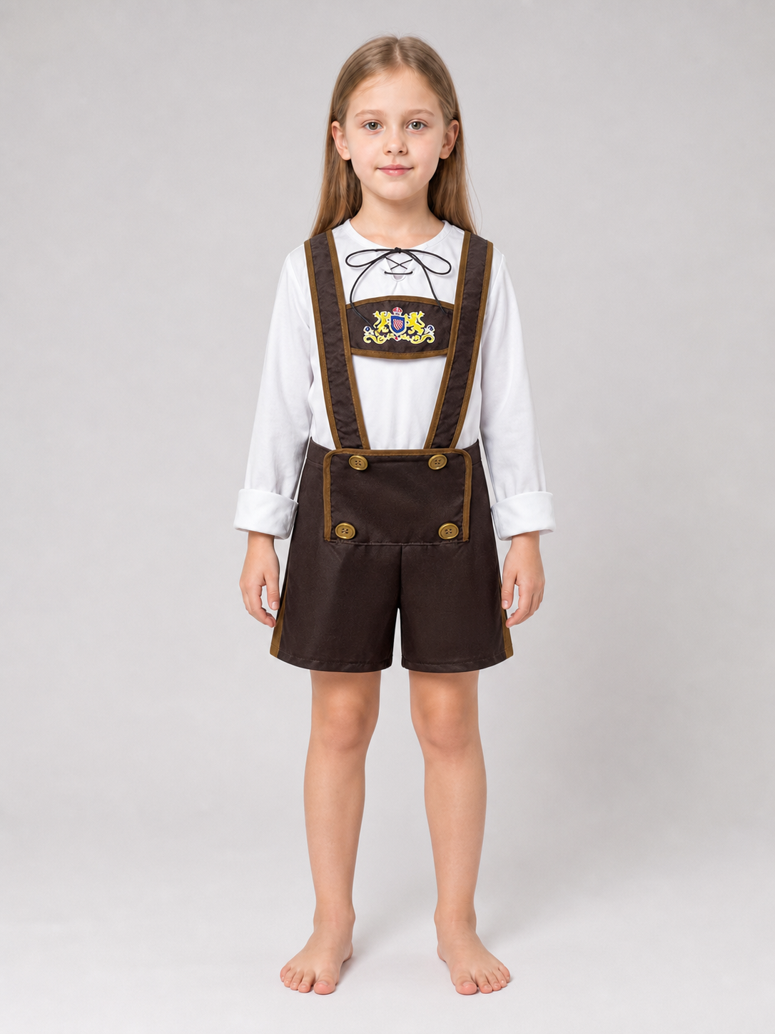 Bavarian-style carnival costume for performances