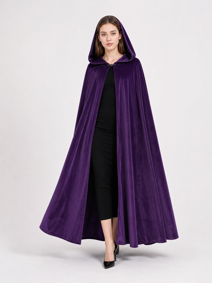 Purple Carnival Cloak with Hood