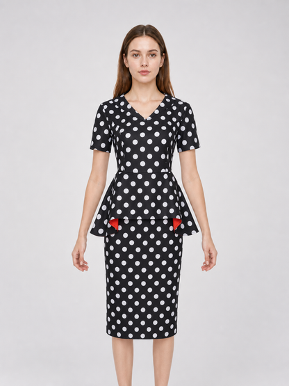 Coraline’s Mother Costume: Polka-Dot Dress