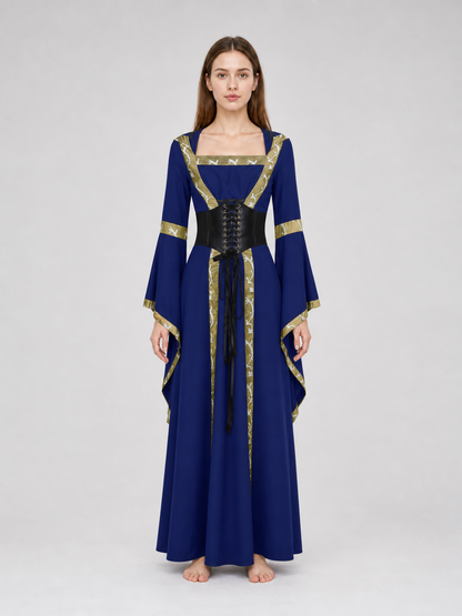 Medieval Fantasy Hooded Dress