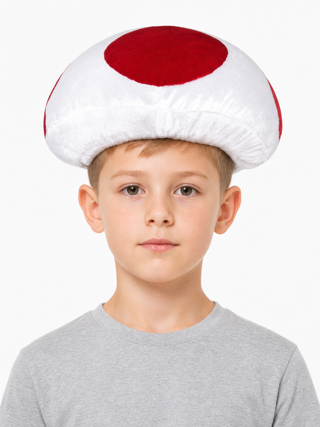 Carnival Mushroom Hat with Red Decorations