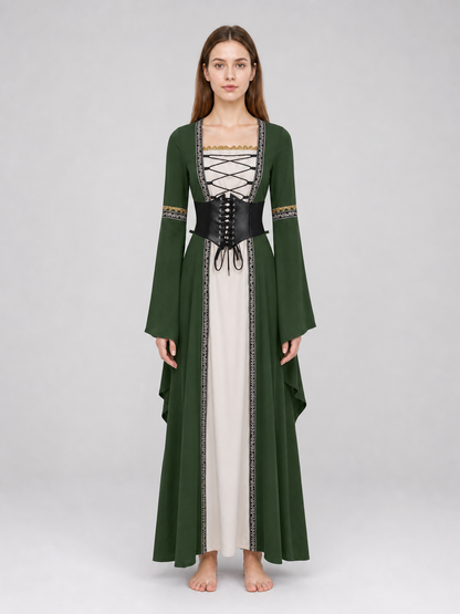 Gothic Medieval-Style Costume Dress