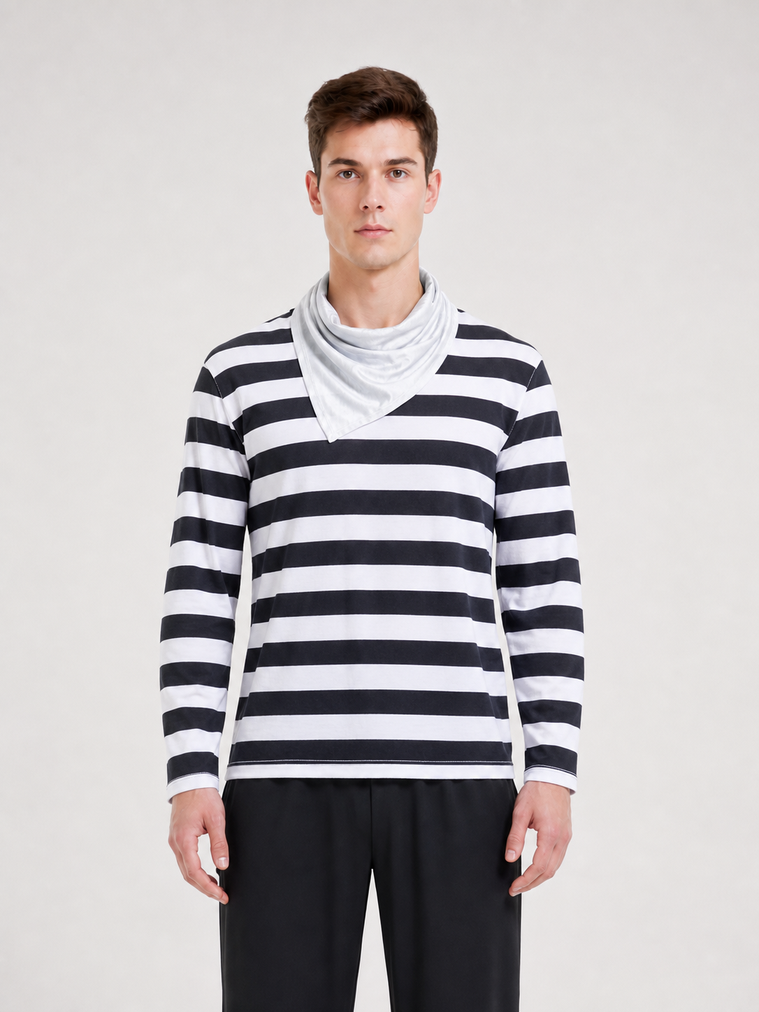 Striped Robber Costume for Cosplay