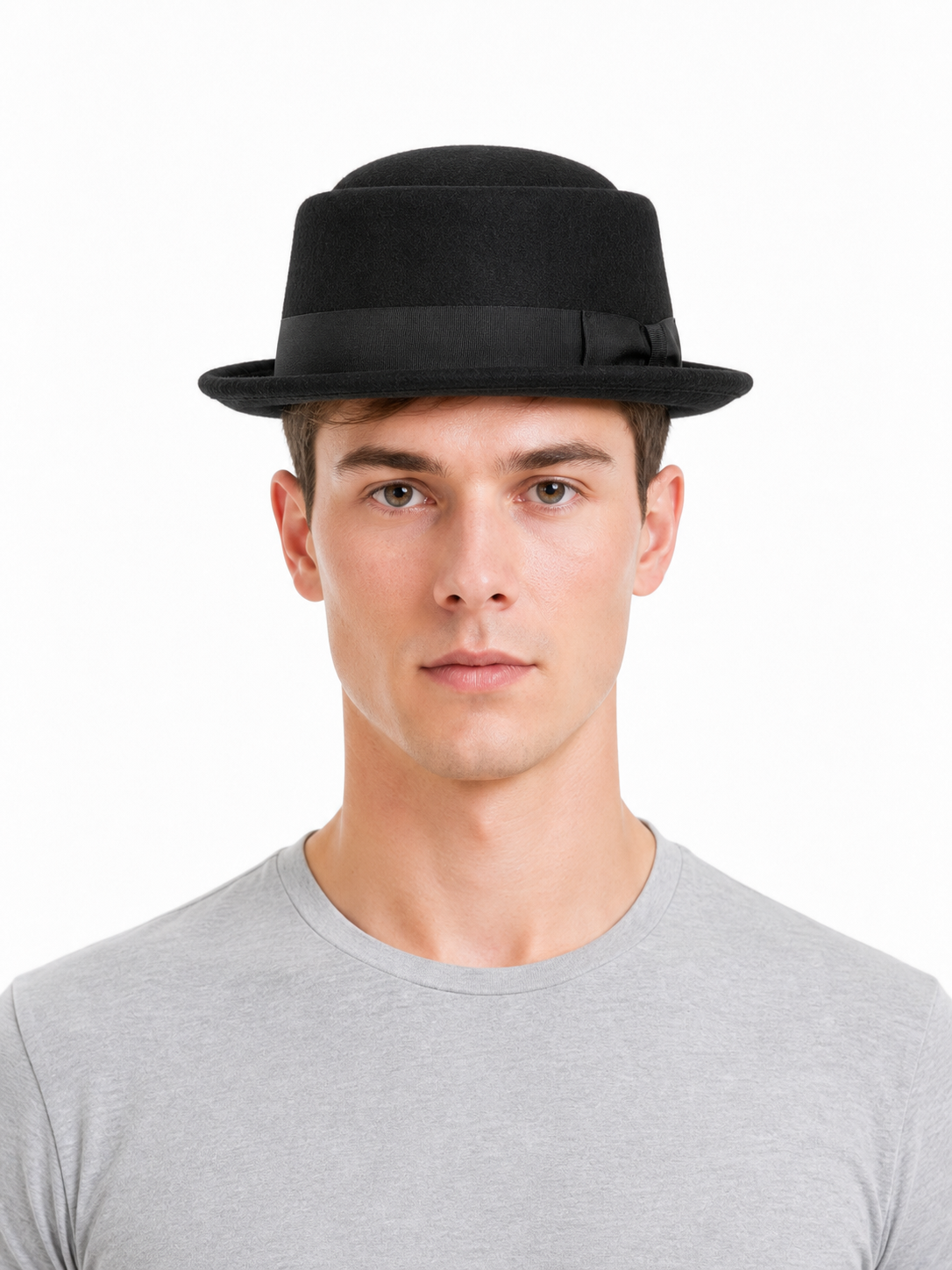 Carnival Fedora Hat with Ribbon and Bow