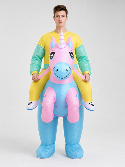 Inflatable Unicorn Costume for Carnival and Halloween