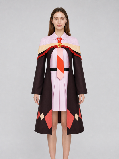 Megumin Cosplay Costume: Shirt, Skirt, Cloak, Hat