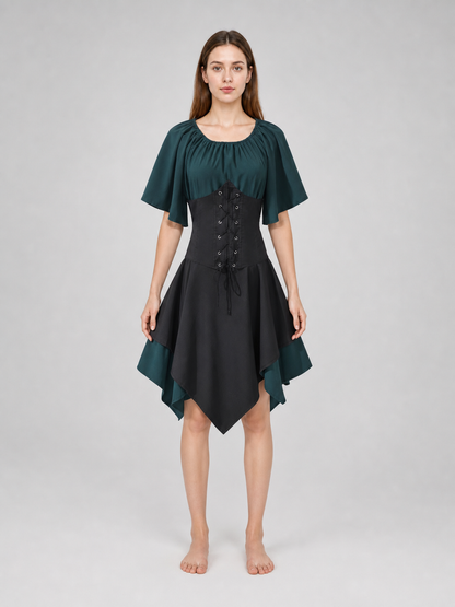 Gothic Medieval-Style Cosplay Dress