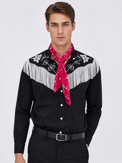 Cowboy cosplay costume: shirt, pants, hat