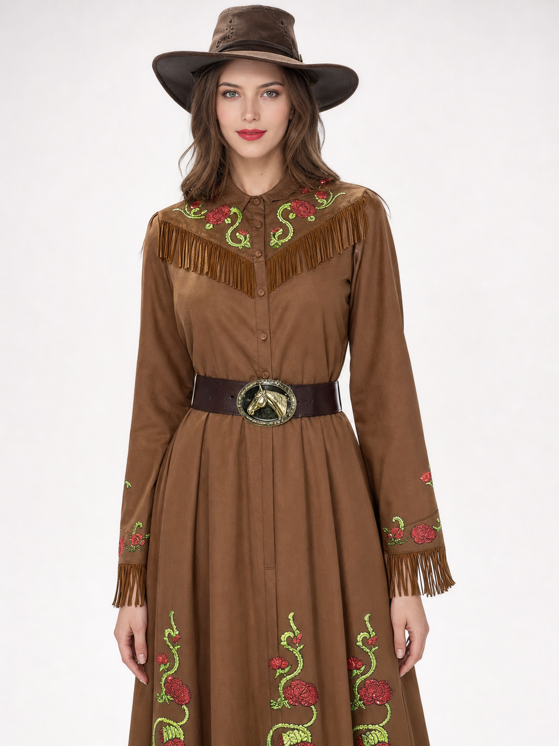 Western-style carnival dress with hat