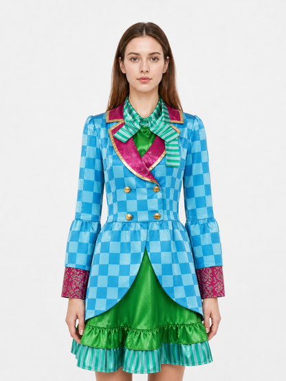 Alice Cosplay Costume: Jacket, Skirt, Top Hat