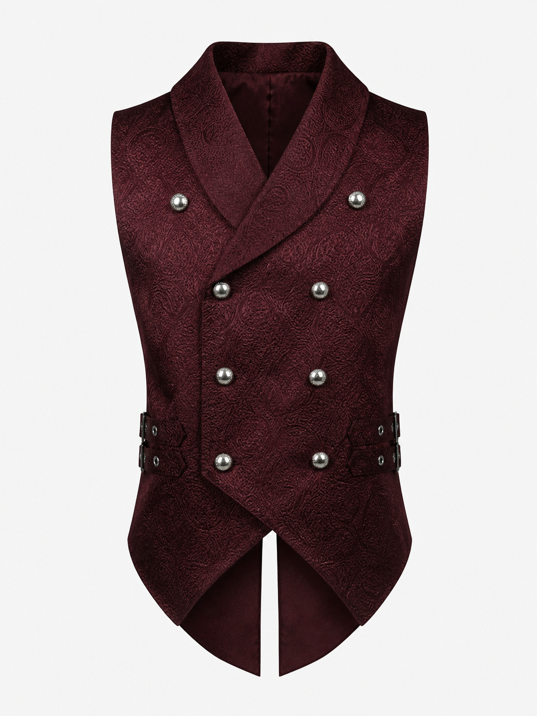 Victorian-Style Suit Vest, Wine
