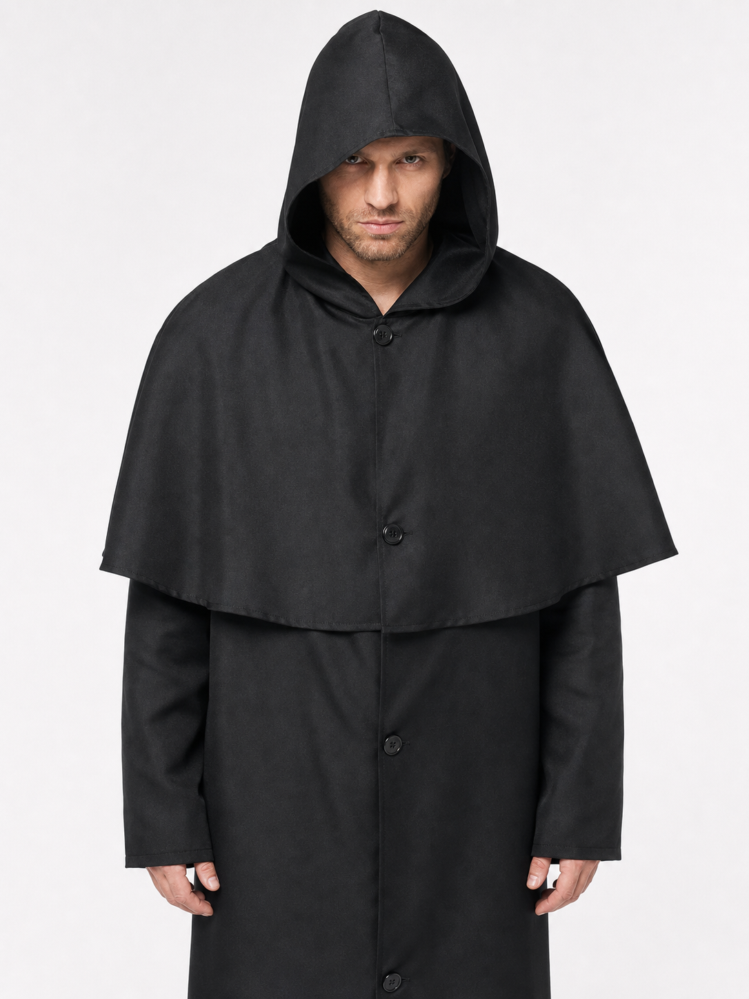 Halloween Hooded Robe Cloak with Cape