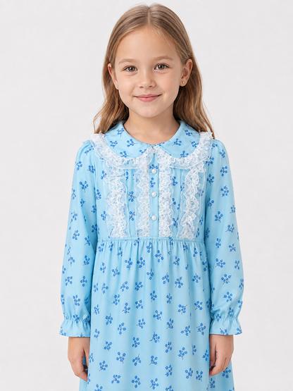 Peter Pan Collar Blouse with Lace for Cosplay