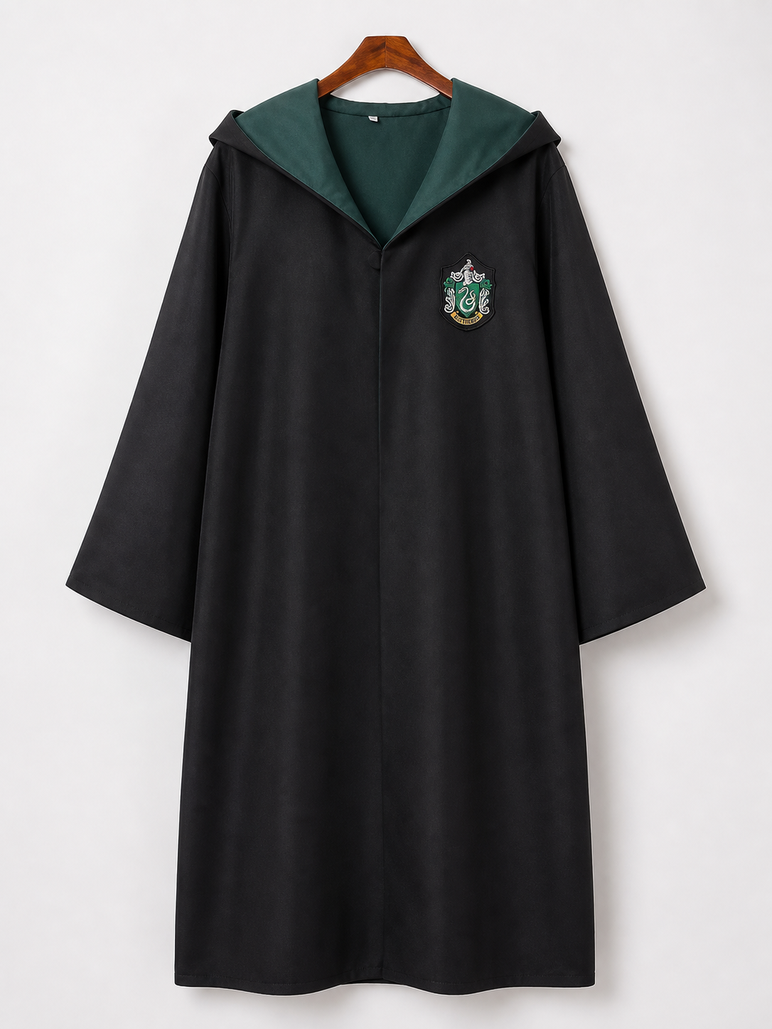 Wizard Robe with Hood and Chest Patch