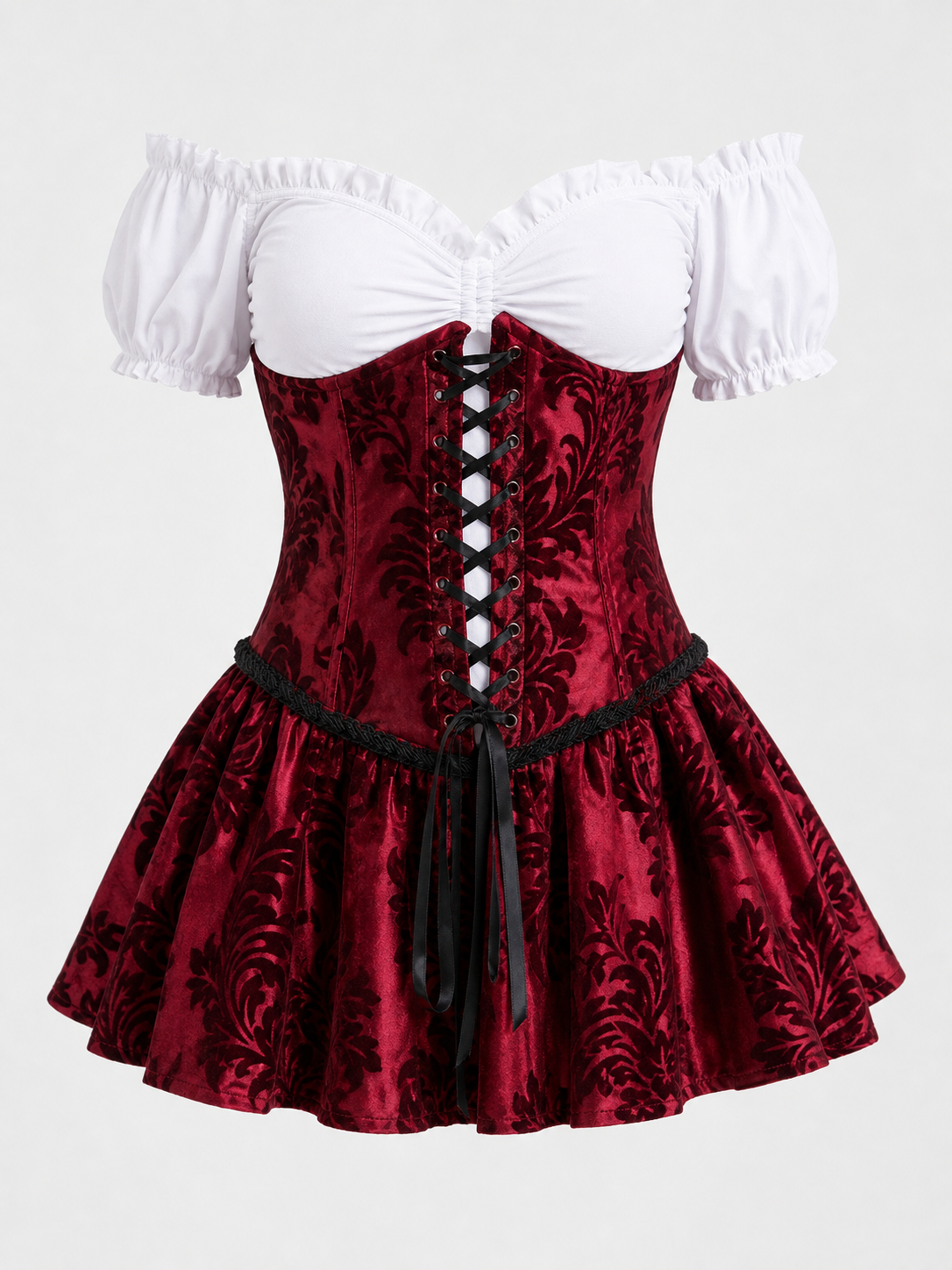 Little Red Riding Hood Costume with Cape and Corset