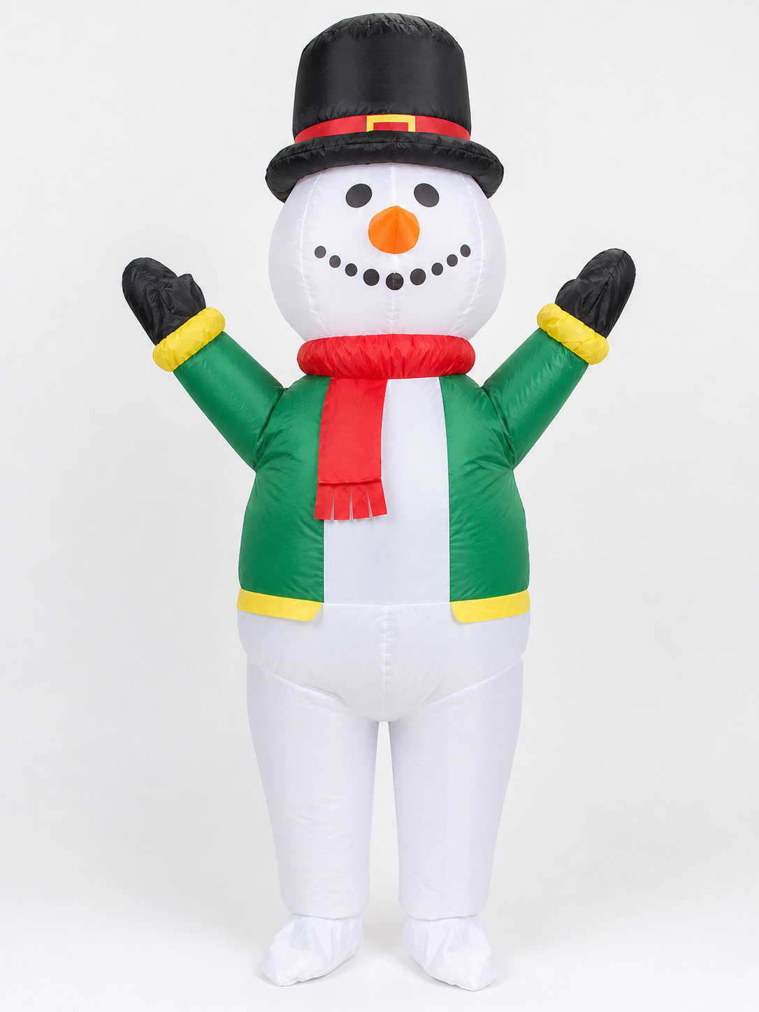 Inflatable Snowman Costume for Holiday Events and Parades