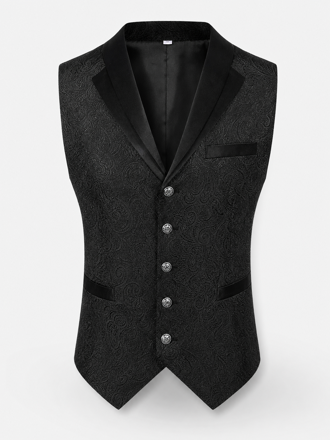 Steampunk Carnival Vest, Black