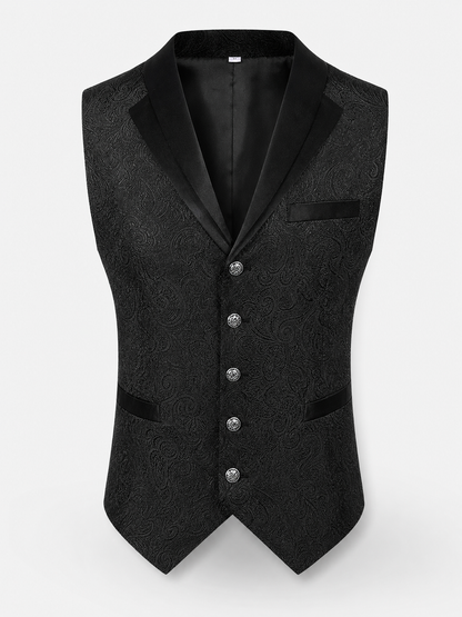 Steampunk Carnival Vest, Black
