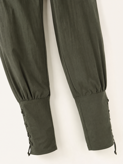 Men's Loose-Fit Pants with Drawstrings