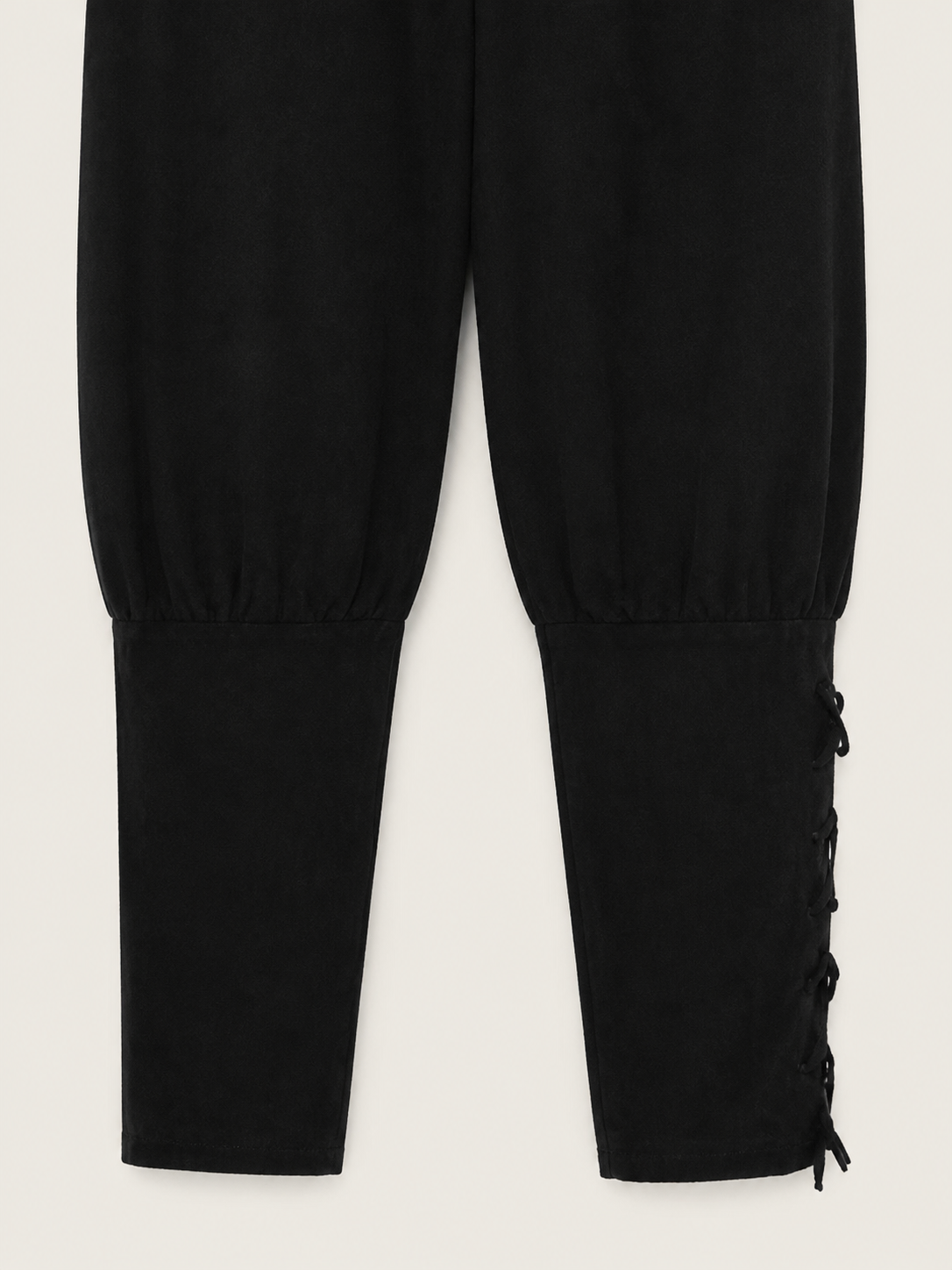 Black Pants for a Costume Look with Cuffs