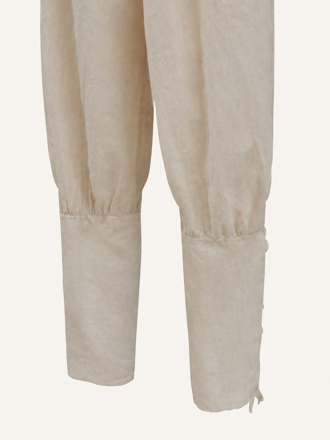 Loose-Fit Cuffed Pants for a Costume Look