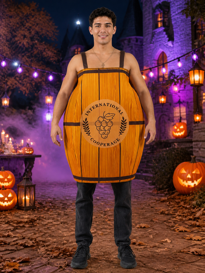Halloween Barrel Costume with Round Emblems Costumes detail 2