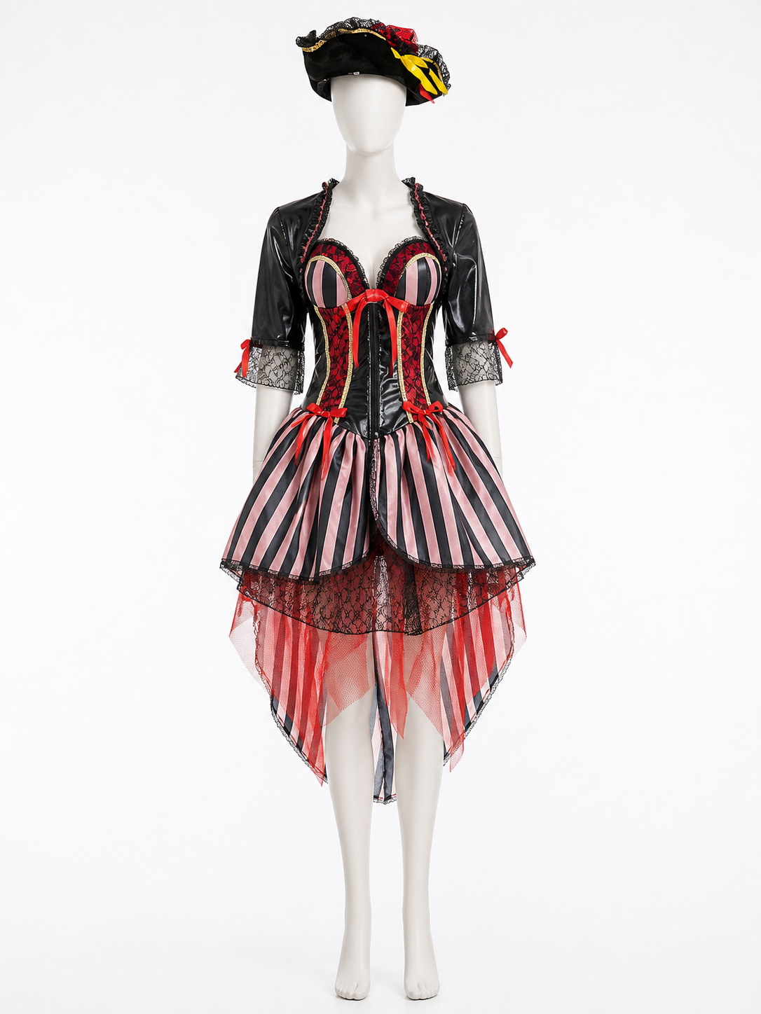 Pirate Costume with Corset for Halloween