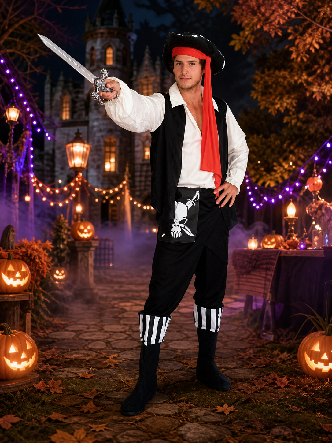 Pirate Carnival Costume for Halloween Cosplay Costumes detail 2